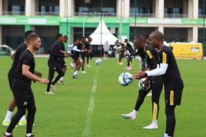 Read more about the article In Picture: Bafana train ahead of Algeria showdown