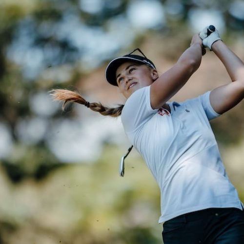 Paulsen flying high after two eagles to lead Jabra Ladies Classic