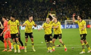 Read more about the article Dortmund edge Atletico in thriller to reach UCL semis