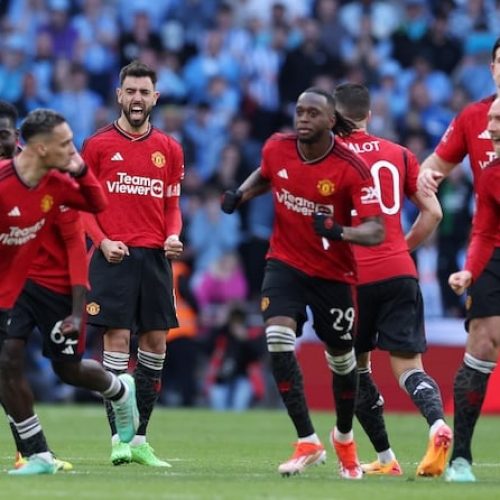 Man Utd survive Coventry scare to reach FA Cup final