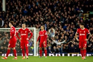 Read more about the article Everton dent Liverpool’s Premier League title hopes