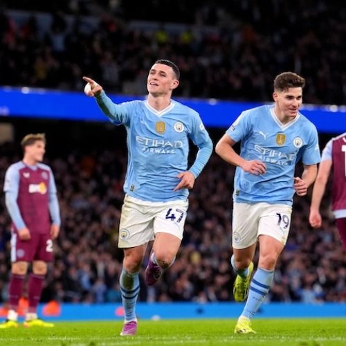 Foden nets hat-trick as Man City thrash Aston Villa