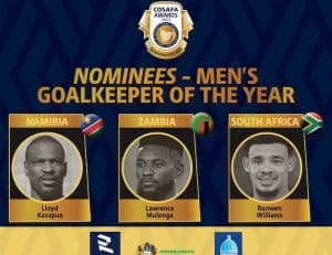 Read more about the article Williams amongst nominees for COSAFA Men’s Goalkeeper of the Year award