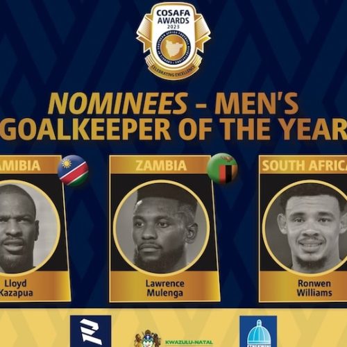 Williams amongst nominees for COSAFA Men’s Goalkeeper of the Year award