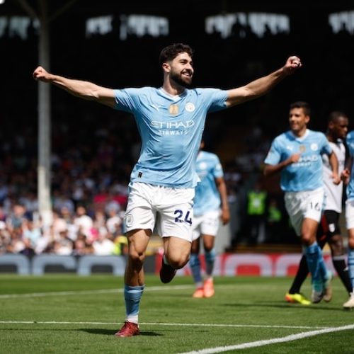 Man City go two points clear of Arsenal after Fulham win