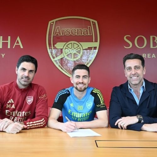 Jorginho eyes silverware after signing new deal at Arsenal