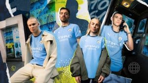Read more about the article PUMA and Man City launch new Home kit with Fortnite