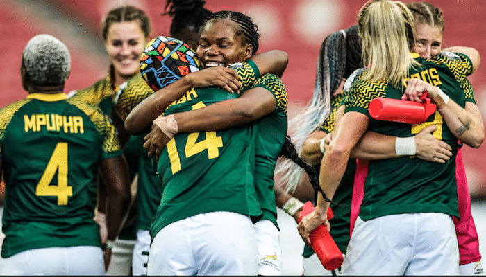 You are currently viewing Springbok Women’s Sevens finish Singapore on a high