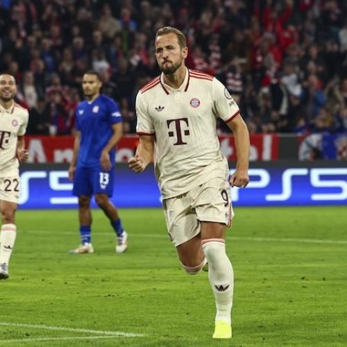 Kane scores four as Bayern put nine past Zagreb