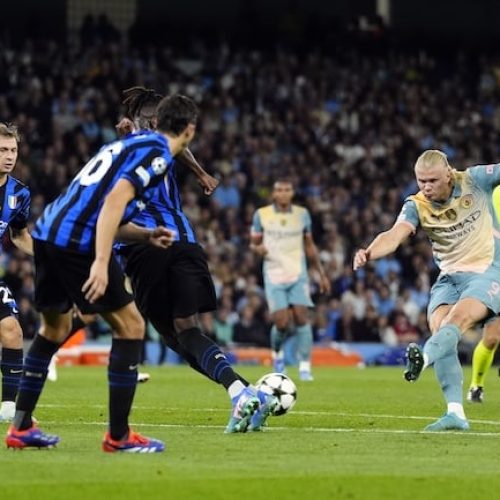 Man City held by Inter in UCL opener