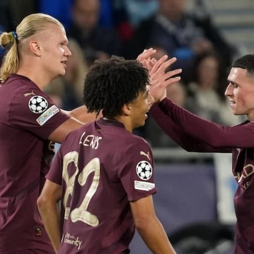 Foden stars as Man City cruise past Slovan Bratislava