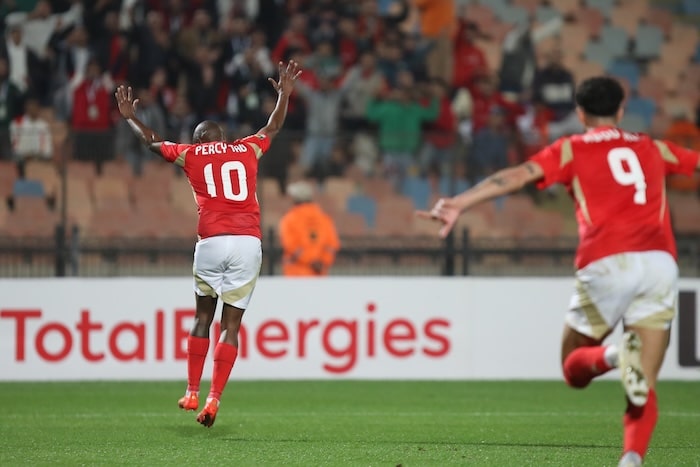You are currently viewing Percy Tau scores in Al Ahly run riot over CR Belouizdad