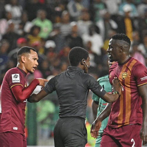 Was Onyango’s challenge on Mabasa a red card offence?