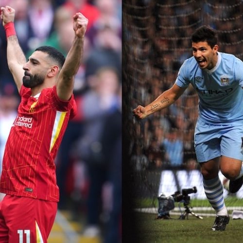 Salah matches Aguero as fifth highest all-time leading goal scorer in EPL