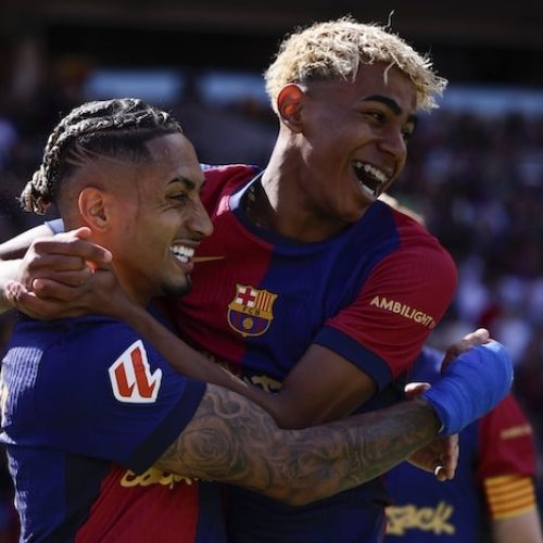 Barca edge Real in seven-goal thriller