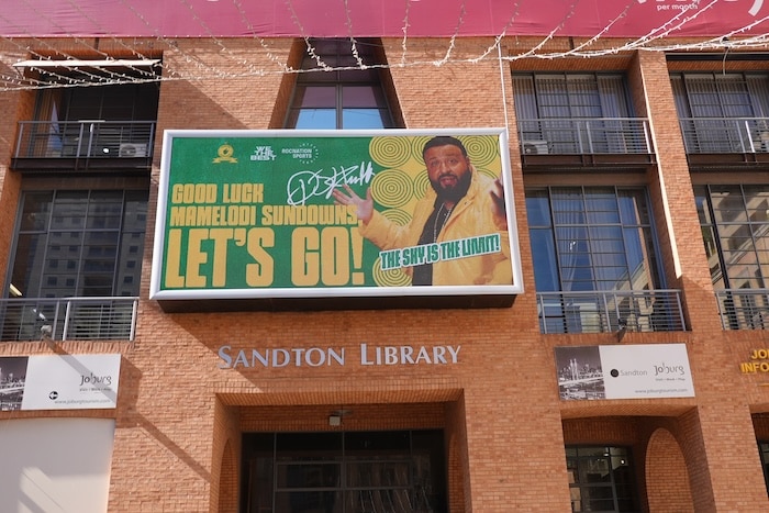 You are currently viewing DJ Khaled sends billboard messages to Sundowns ahead of CAF CL final