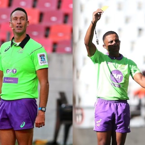 Two South Africans on match officials panel for World Rugby U20 Championship in Italy