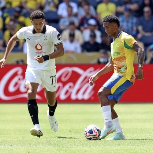 Sundowns fall to Dortmund in seven-goal thriller