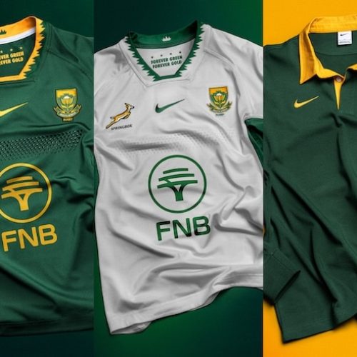 Springboks unveil new kit to celebrate 30th anniversary