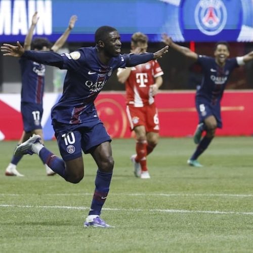 Doue, Dembele fires PSG into Club WC semis