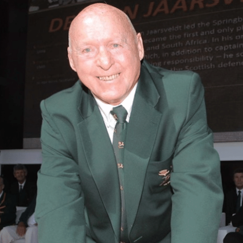 SA Rugby pays tribute to Des van Jaarsveldt