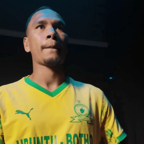First look at Fawaaz Basadien in Sundowns colours