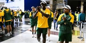 Read more about the article Triumphant Junior Boks welcomed back to South Africa