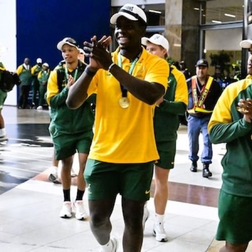 Triumphant Junior Boks welcomed back to South Africa