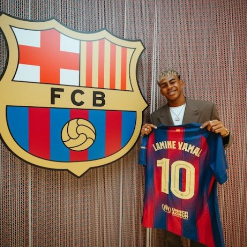 Lamine Yamal to don Barca’s iconic number 10 shirt