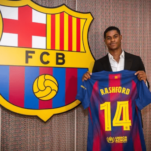 Marcus Rashford joins Barcelona