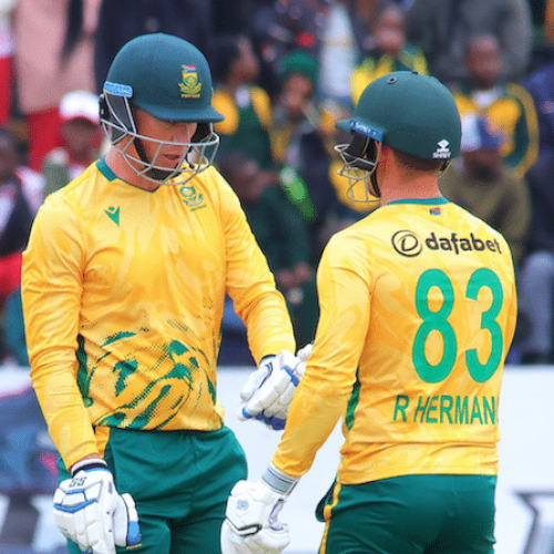 Highlights: Hermann guides Proteas to victory over Zimbabwe