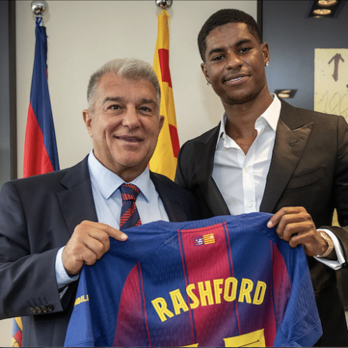 “I want to win trophies at Barca” – Rashford