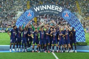 Read more about the article PSG beat Spurs to lift UEFA Super Cup