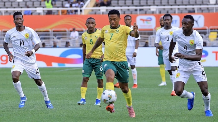 You are currently viewing Bafana beat Guinea to claim first in at CHAN