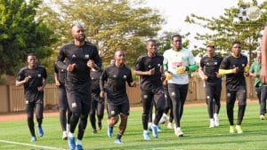 Read more about the article In Picture: Bafana’s final training session ahead of CHAN opener