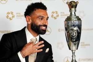 Read more about the article Salah wins record third PFA Player of the Year award