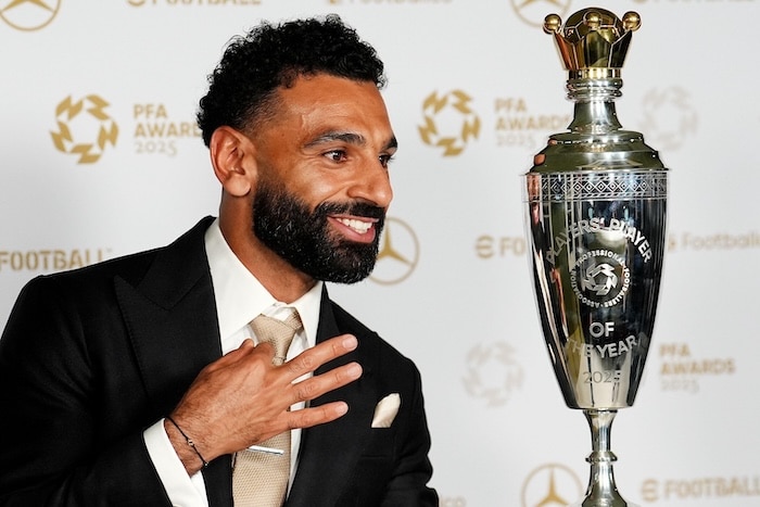 You are currently viewing Salah wins record third PFA Player of the Year award