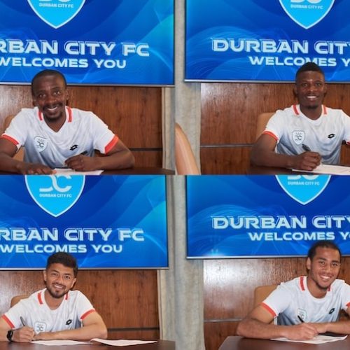 Durban City confirm four new signings