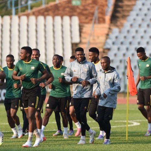Gallery: Bafana prepare for Lesotho showdown