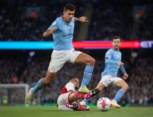 Read more about the article Rodri, Silva talks ahead of Man City vs Arsenal showdown