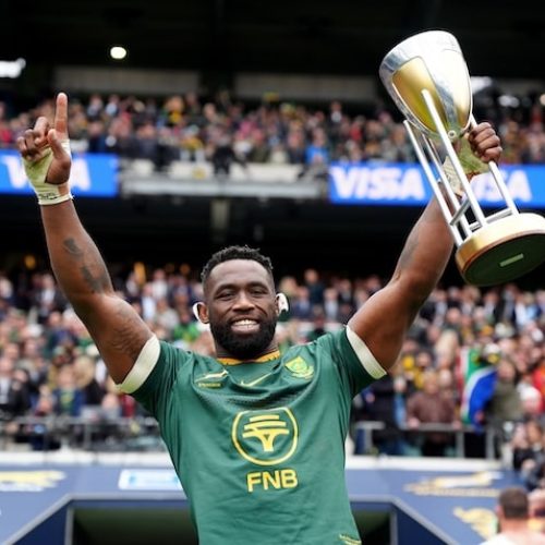 Vini Jr, Kolbe, Smith, Genge congratulates Siya on 100th caps