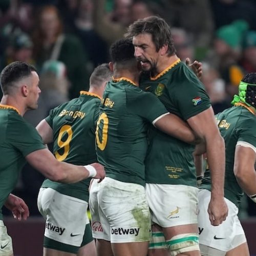 Springboks secure first win in Dublin since 2012