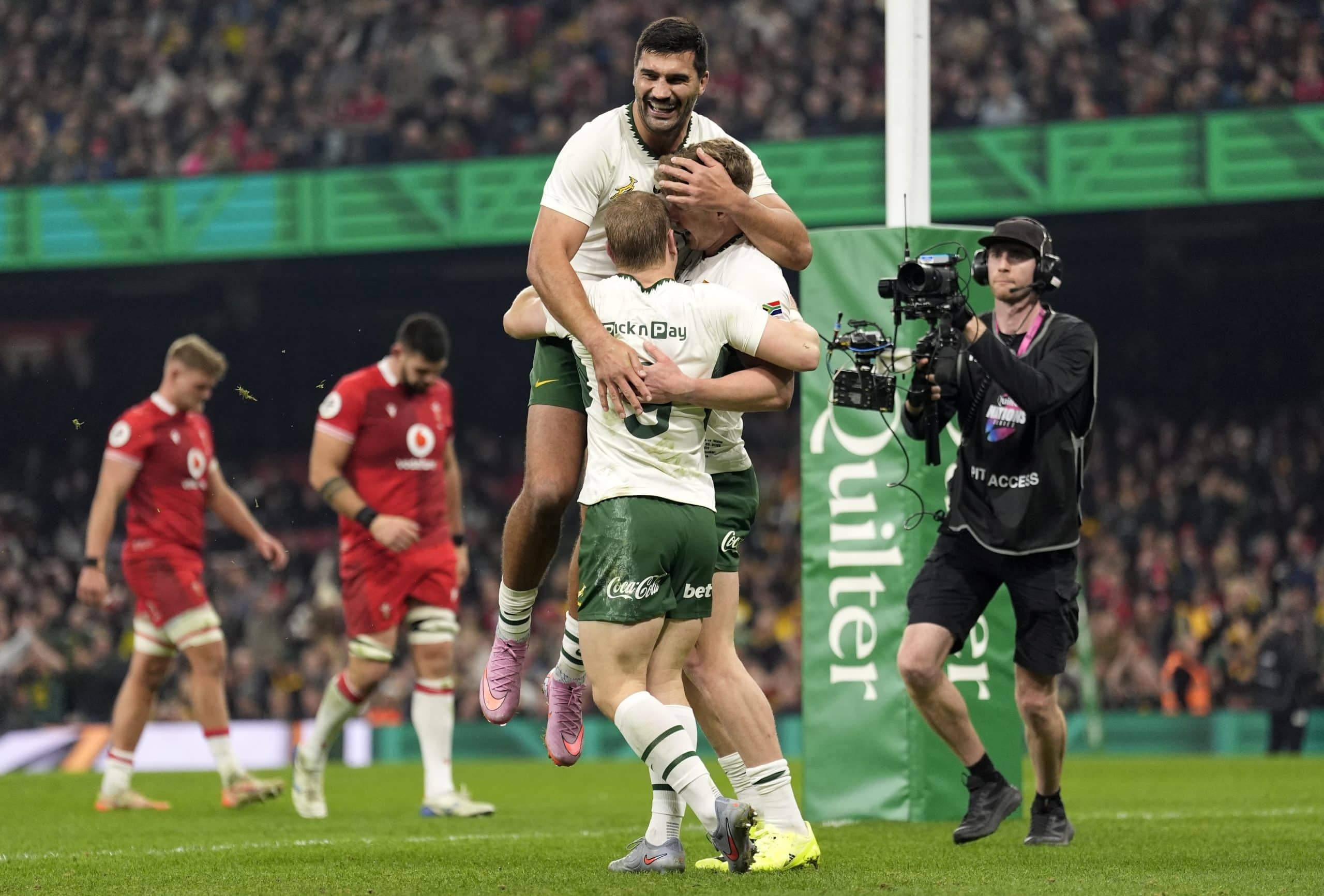 You are currently viewing Springboks Run Riot Over Wales in Cardiff