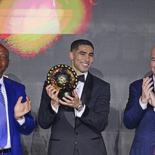 Achraf Hakimi crowned CAF Player of the Year