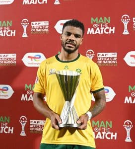 Read more about the article Foster Shrugs Off Award as Bafana Prioritise Maximum Points