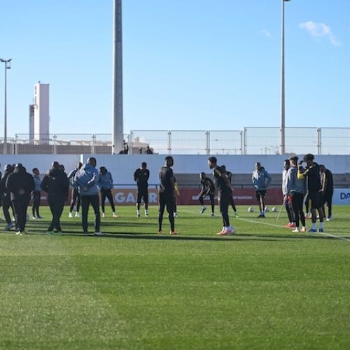WATCH: Bafana Inspect Agadir Pitch Ahead of Egypt Clash