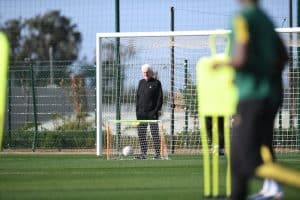 Read more about the article Broos Puts Sentiment Aside as Bafana Target Victory Against Cameroon