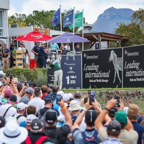 Fans flock to Stellenbosch as SA’s Burmester shares lead in Investec SA Open