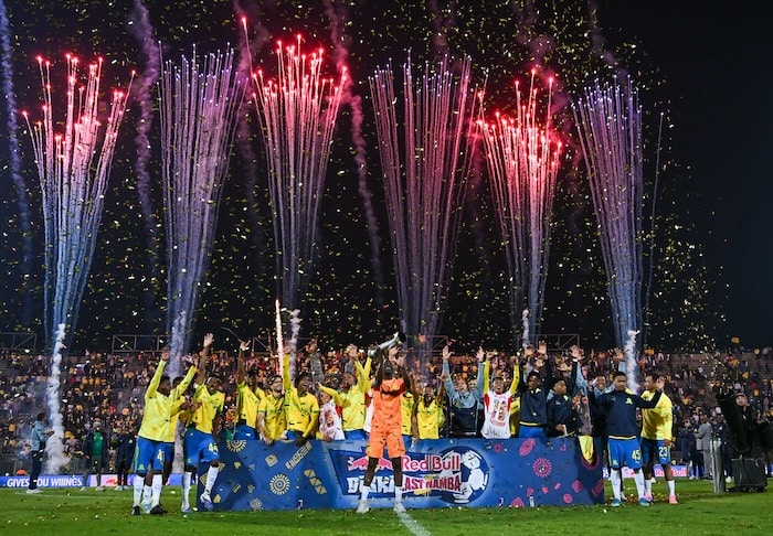 You are currently viewing WATCH: Sundowns Celebrate Silverware With Victory Over RB Leipzig