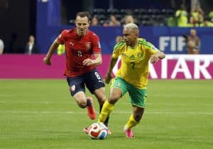 Read more about the article Mokoena Strike Keeps Bafana in the Hunt